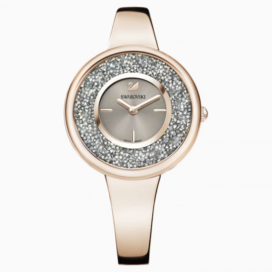 Swarovski Crystalline Pure Ρολόι Champagne-Gold Tone Μεταλλικό βραχιόλι από ανοξείδωτο ατσάλι 5376077