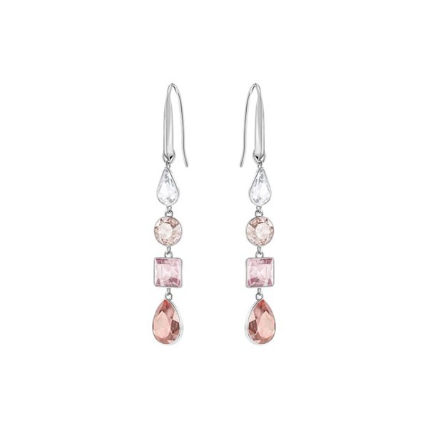 Swarovski Γυαλιστερά σκουλαρίκια Λιζάνα Ρόδιο 5395231