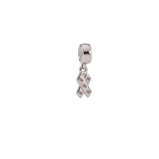 Pandora Breast Cancer Awarness Ribbon Pendant Γούρι 790314PCZ