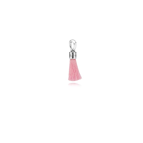 Pandora Γούρι με ροζ φούντα 797212CBP Pandora Γούρι με ροζ φούντα 797212CBP