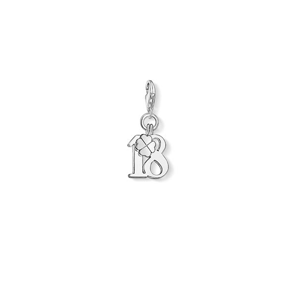 Thomas Sabo Γούρι Κρεμαστό Τυχερό Νούμερο 18 0473-001-12 Thomas Sabo Γούρι Κρεμαστό Τυχερό Νούμερο 18 0473-001-12
