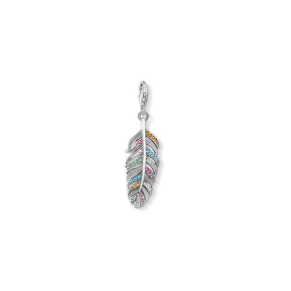 Thomas Sabo Γούρι μενταγιόν φτερό ασήμι 1832-342-7 Thomas Sabo Γούρι μενταγιόν φτερό ασήμι 1832-342-7
