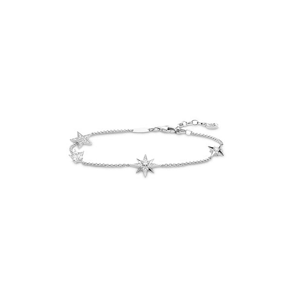 Thomas Sabo Βραχιόλι Αστέρια Ασημένιο A1916-051-14-L19V Thomas Sabo Βραχιόλι Αστέρια Ασημένιο A1916-051-14-L19V