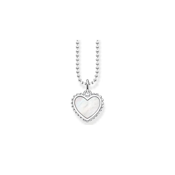 Thomas Sabo Silver Glam & Soul Heart Necklace KE1760-029-14-L45V Thomas Sabo Silver Glam & Soul Heart Necklace KE1760-029-14-L45V