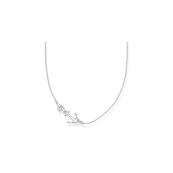 Thomas Sabo Necklace Anchor With Heart KE1851-051-14-L45V Thomas Sabo Necklace Anchor With Heart KE1851-051-14-L45V