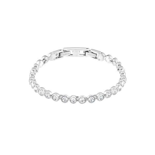 Swarovski Βραχιόλι Τενις Στρογγυλή Κοπή, Λευκό, Επιμετάλλωση Ροδίου 1791305 Swarovski Βραχιόλι Τενις Στρογγυλή Κοπή, Λευκό, Επιμετάλλωση Ροδίου 1791305