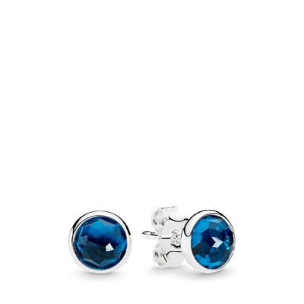 Pandora Σκουλαρίκια Μπλε Καρφωτά 290738NLB Pandora Σκουλαρίκια Μπλε Καρφωτά 290738NLB