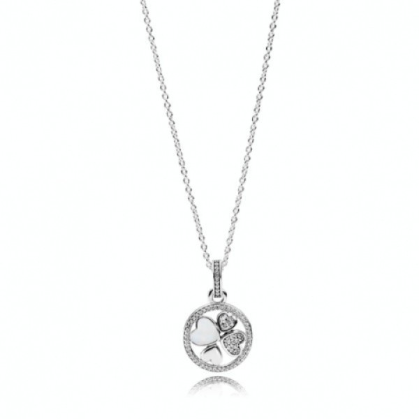 PANDORA Κολιέ με καρδιές 390405cz-70