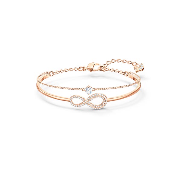 SWAROVSKI ΑΠΕΙΡΟ ΒΡΑΧΙΟΛΙ ΑΣΠΡΟ ΡΟΖ-ΧΡΥΣΟ ΤΟΝΙΣΜΕΝΟ 5518871 SWAROVSKI ΑΠΕΙΡΟ ΒΡΑΧΙΟΛΙ ΑΣΠΡΟ ΡΟΖ-ΧΡΥΣΟ ΤΟΝΙΣΜΕΝΟ 5518871