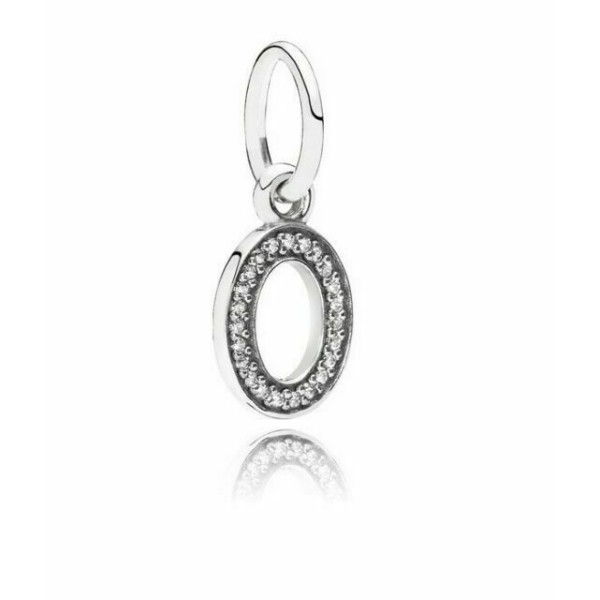 Pandora Γράμμα O Γούρι για μενταγιόν 791327CZ Pandora Γράμμα O Γούρι για μενταγιόν 791327CZ