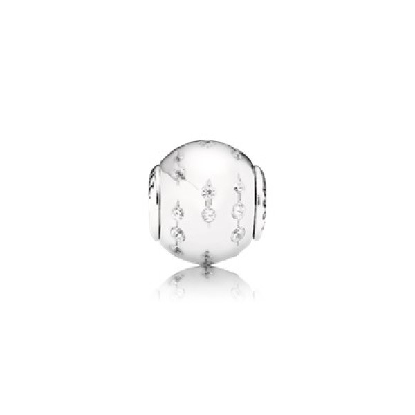 Pandora essence Charm in silver with cubic zirconia Pandora essence Charm in silver with cubic zirconia