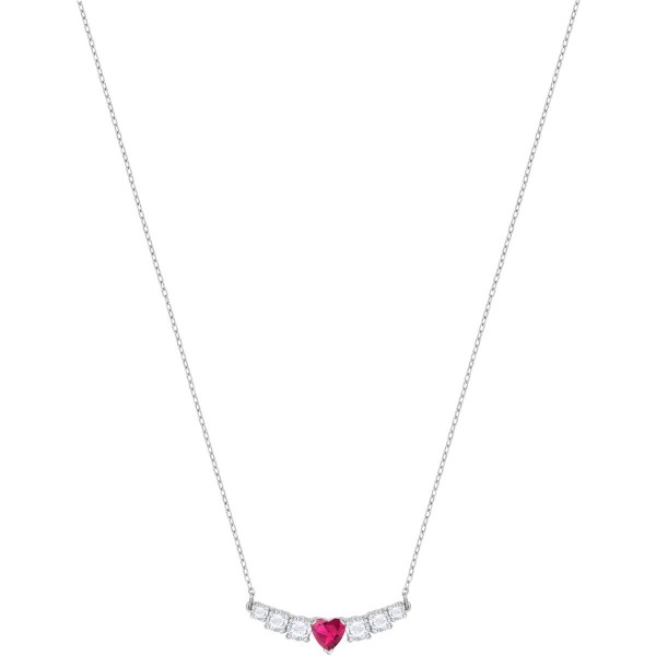 Swarovski Αγάπη Κολιέ Λευκό Ρόδιο 5408434 Swarovski Αγάπη Κολιέ Λευκό Ρόδιο 5408434