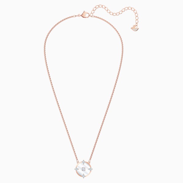 Swarovski Βόρειο κολιέ λευκό ροζ-χρυσό επιμεταλλωμένο 5488400 Swarovski Βόρειο κολιέ λευκό ροζ-χρυσό επιμεταλλωμένο 5488400