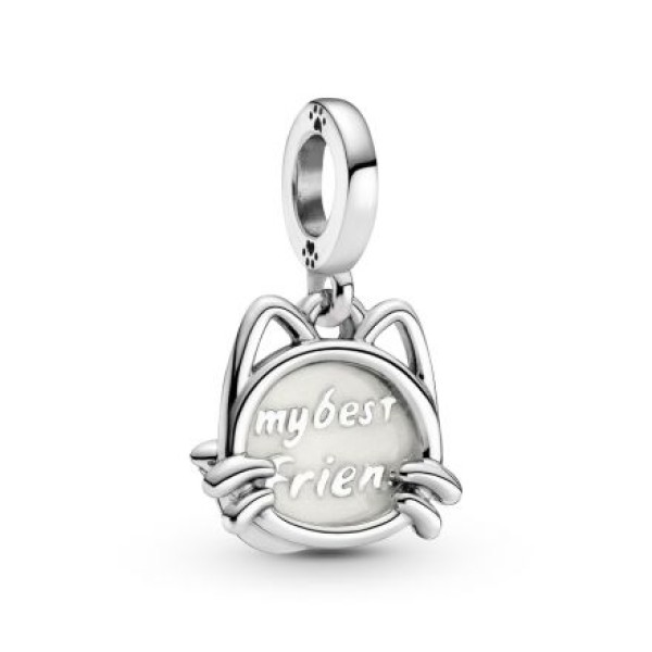 Pandora Κρεμαστό Γούρι Γάτα κατοικίδιο 799329C01 Pandora Κρεμαστό Γούρι Γάτα κατοικίδιο 799329C01