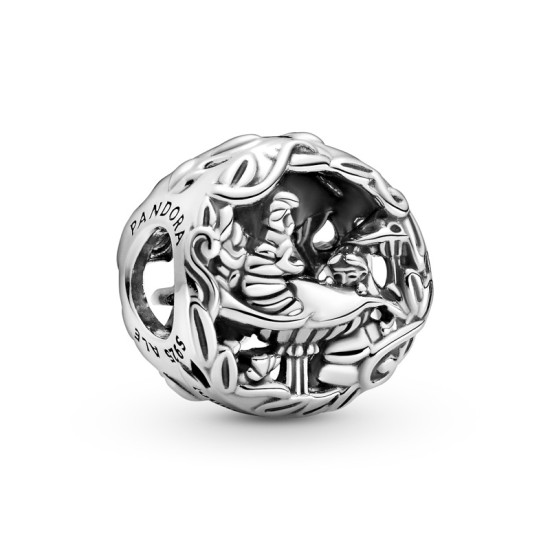 Pandora Disney Αλίκη στην χώρα των θαυμάτων, Γάτα Cheshire & Caterpillar Γούρι 799361C00