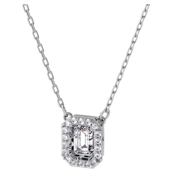 Swarovski Χιλιετίες Κολιέ Τετράγωνο Ζιργκόν, Λευκό, Ρόδιο επιμεταλλωμένο 5599177 Swarovski Χιλιετίες Κολιέ Τετράγωνο Ζιργκόν, Λευκό, Ρόδιο επιμεταλλωμένο 5599177