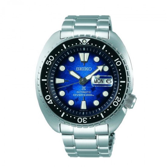 Seiko Ανδρικό ρολόι Prospex Save The Ocean 'Turtle' Αυτόματο SRPE39K1F