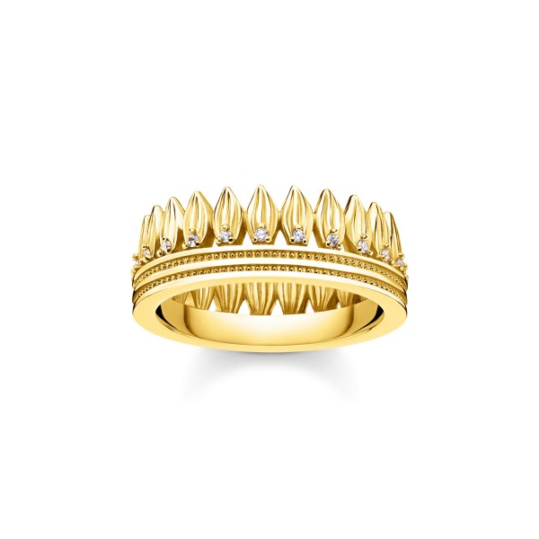 Thomas Sabo Δαχτυλίδι Στεφάνι Φύλλα Χρυσό TR2282-414-14 Thomas Sabo Δαχτυλίδι Στεφάνι Φύλλα Χρυσό TR2282-414-14