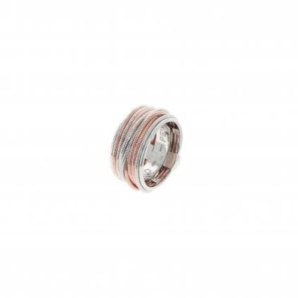 PESAVENTO ΔΑΧΤΥΛΙΔΙ ANELLO LUCIDO RODIO- ROSA  WDNAA175/M PESAVENTO ΔΑΧΤΥΛΙΔΙ ANELLO LUCIDO RODIO- ROSA  WDNAA175/M
