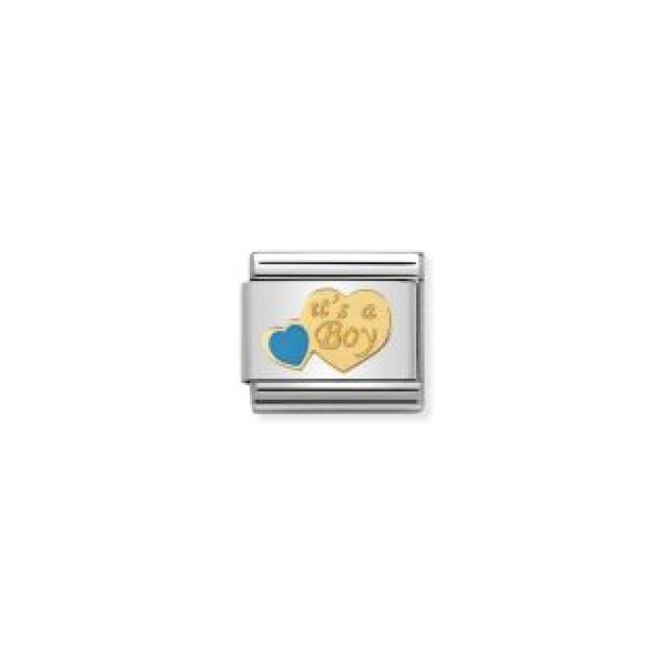 NOMINATION Link Enamel It s a Boy 030242/40