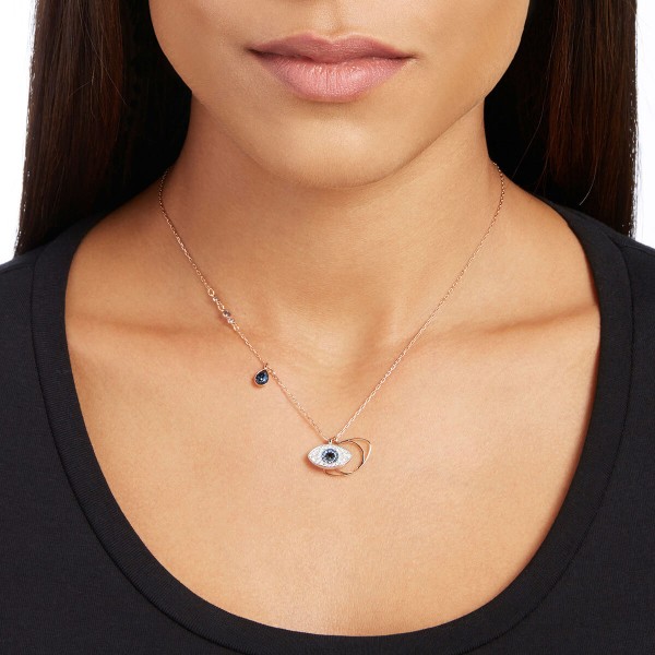 Swarovski Μενταγιόν Συμβολικός Μάτι, Μπλε, Φινίρισμα από διάφορα μετάλλα 5172560 Swarovski Μενταγιόν Συμβολικός Μάτι, Μπλε, Φινίρισμα από διάφορα μετάλλα 5172560
