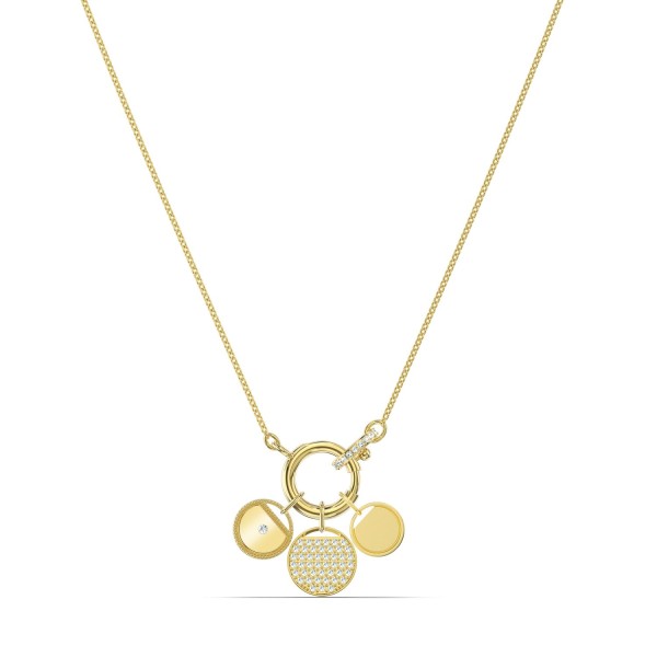 SWAROVSKI Κολιέ Charm GINGER, ΛΕΥΚΟ, Χρυσό γυαλιστερό 5567530 SWAROVSKI Κολιέ Charm GINGER, ΛΕΥΚΟ, Χρυσό γυαλιστερό 5567530