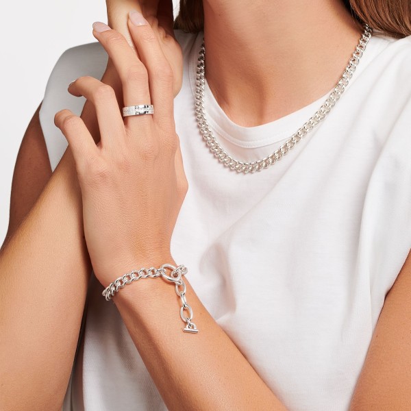 THOMAS SABO Κολιέ ασημένιοι σύνδεσμοι THOMAS SABO Κολιέ ασημένιοι σύνδεσμοι