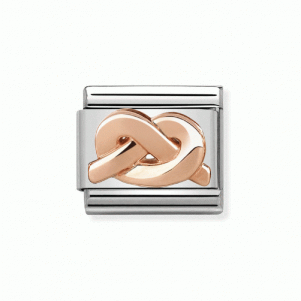 NOMINATION ITALY Classic LINK ροζ χρυσός 9Κ δεσμός