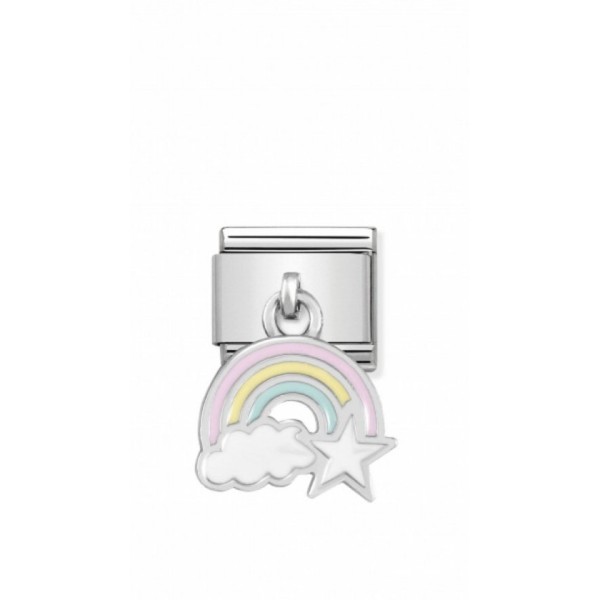 NOMINATION ITALY Classic LINK κρεμαστό ουράνιο τόξο ασήμι 925 NOMINATION ITALY Classic LINK κρεμαστό ουράνιο τόξο ασήμι 925