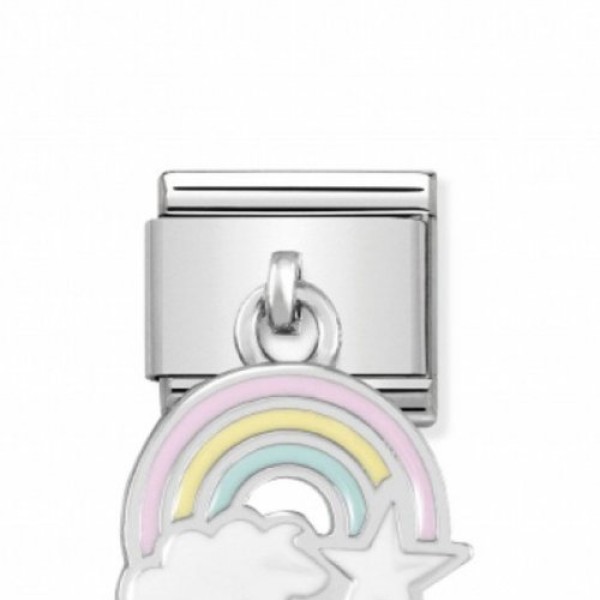 NOMINATION ITALY Classic LINK κρεμαστό ουράνιο τόξο ασήμι 925 NOMINATION ITALY Classic LINK κρεμαστό ουράνιο τόξο ασήμι 925