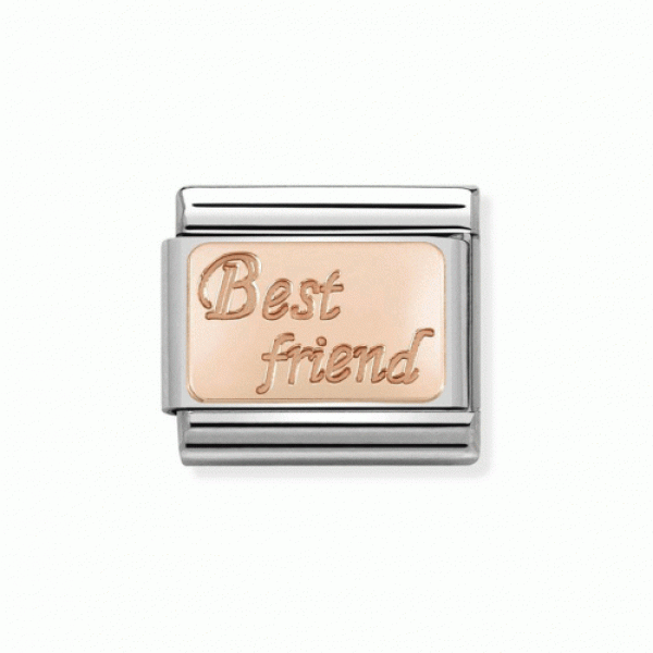 NOMINATION ITALY Classic Link Nomination ροζ χρυσό 9Κ 