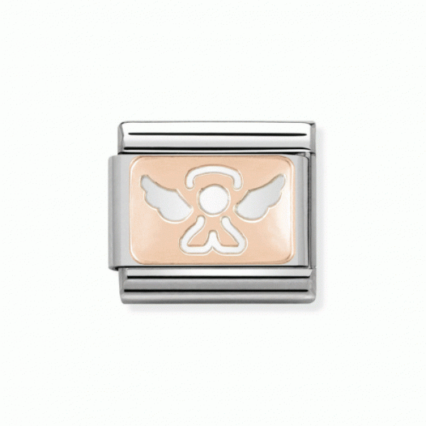 NOMINATION ITALY Classic Link ροζ χρυσό 9Κ αγγελάκι NOMINATION ITALY Classic Link ροζ χρυσό 9Κ αγγελάκι