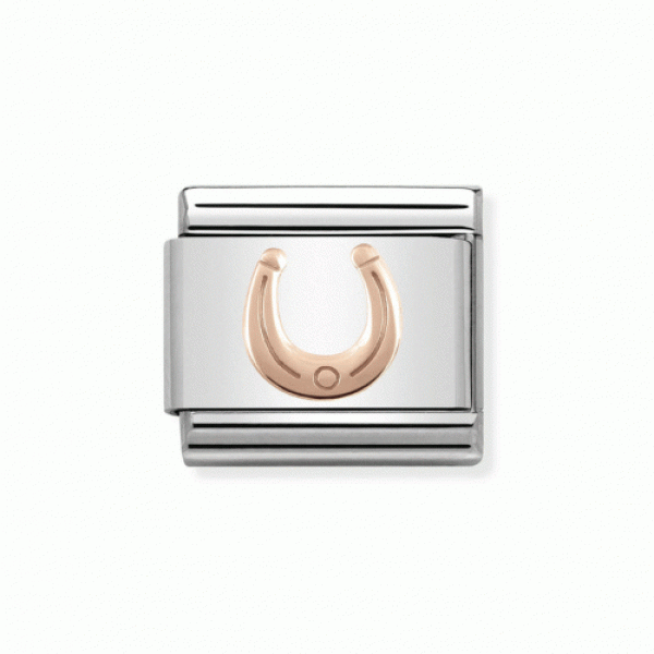 NOMINATION ITALY Classic Link ροζ χρυσό 9Κ πέταλο