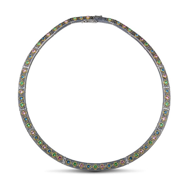 Κολιέ Dimitrios Exclusive 925 με swarovski πέτρες K100 Κολιέ Dimitrios Exclusive 925 με swarovski πέτρες K100