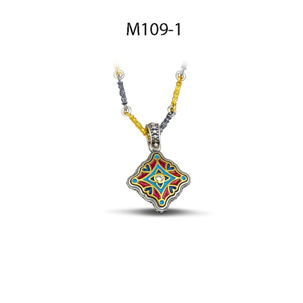 Dimitrios Exclusive Μενταγιόν 925 με σμάλτο M109 Dimitrios Exclusive Μενταγιόν 925 με σμάλτο M109