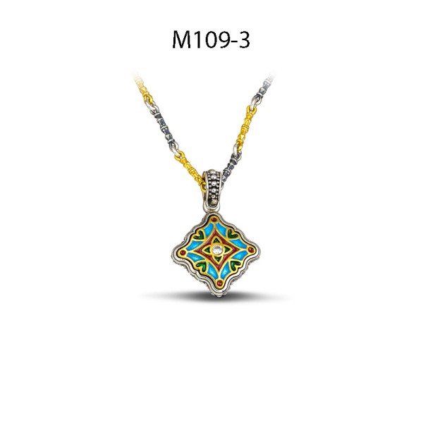 Dimitrios Exclusive Μενταγιόν 925 με σμάλτο M109 Dimitrios Exclusive Μενταγιόν 925 με σμάλτο M109
