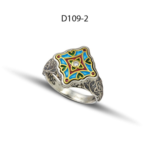 Dimitrios Exclusive Δαχτυλίδι 925 με σμάλτο D109