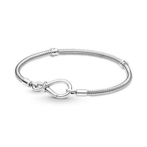 PANDORA Βραχιόλι ασ. 925 με κούμπωμα 590792C00 PANDORA Βραχιόλι ασ. 925 με κούμπωμα 590792C00