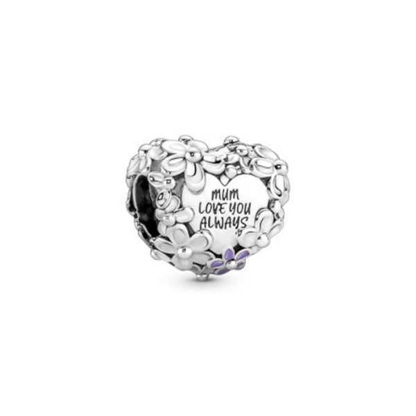 PANDORA Σύμβολο Καρδιά ασ. 925 με Σμάλτο 791155C01 PANDORA Σύμβολο Καρδιά ασ. 925 με Σμάλτο 791155C01