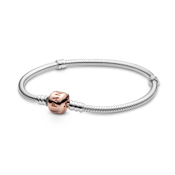 Pandora Γυναικείο βραχιόλι με Ροζ κούμπωμα 580702 Pandora Γυναικείο βραχιόλι με Ροζ κούμπωμα 580702