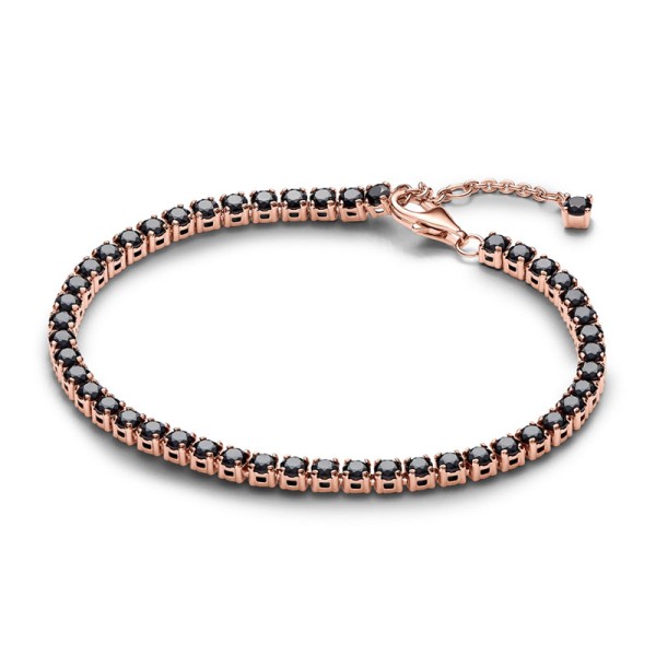 Pandora Βραχιόλι 14Κ με μαύρο κρύσταλλο 581469C02 Pandora Βραχιόλι 14Κ με μαύρο κρύσταλλο 581469C02