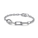 Pandora Βραχιόλι Maglia Link Slim ME ασήμι 925 με κρίκους 592340C00 Pandora Βραχιόλι Maglia Link Slim ME ασήμι 925 με κρίκους 592340C00