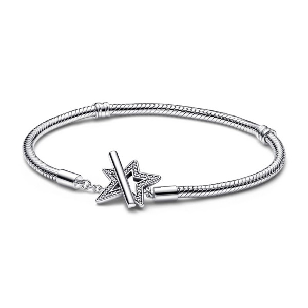 Pandora Βραχιόλι ασ. 925 με κυβ. ζιρκόνια, αστέρι 592357C01 Pandora Βραχιόλι ασ. 925 με κυβ. ζιρκόνια, αστέρι 592357C01