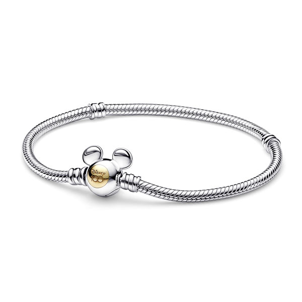 Pandora Βραχιόλι ασ. 925 με χρυσό 14Κ, Disney 100 Mickey 592514C00