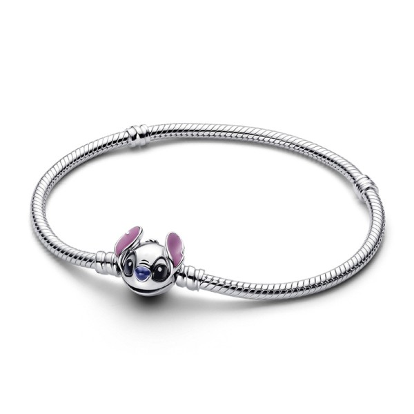 Pandora Βραχιόλι με τον Stitch της Disney και Αλυσίδα Ασήμι 925 593738C01 Pandora Βραχιόλι με τον Stitch της Disney και Αλυσίδα Ασήμι 925 593738C01