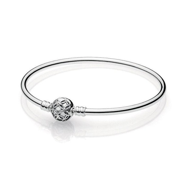 Pandora Ασημένιο βραχιόλι με κούμπωμα 597137-19