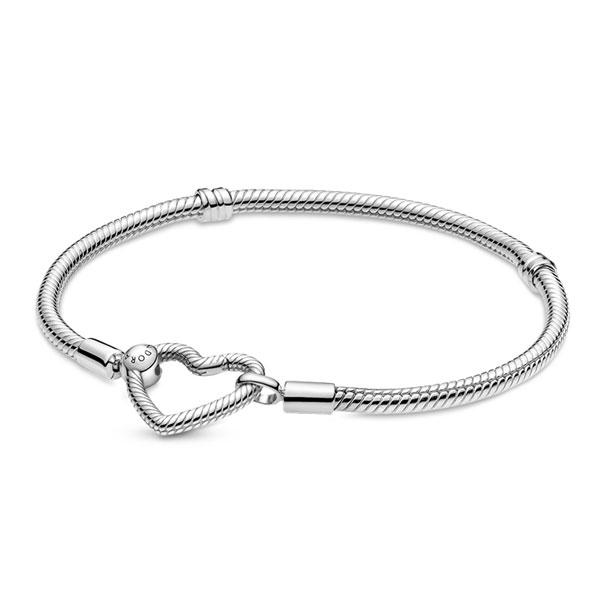Pandora Βραχιόλι αλυσίδα με καρδιά 599539C00 Pandora Βραχιόλι αλυσίδα με καρδιά 599539C00