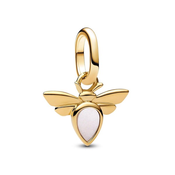 Pandora Κρεμαστό γούρι λευκή μέλισσα 763826C01 Pandora Κρεμαστό γούρι λευκή μέλισσα 763826C01