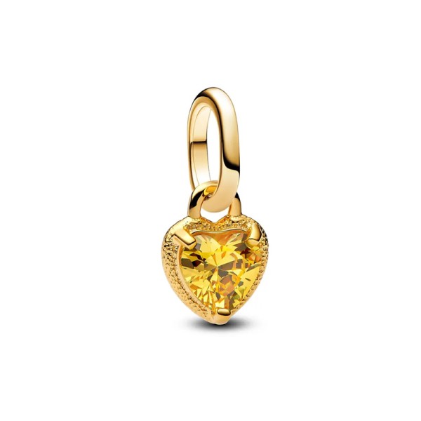 Pandora Μίνι Κρεμαστό Σύμβολο με Καρδιά Επιχρύσωση 14Κ 763862C01