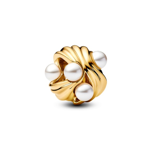 Pandora Σύμβολο με Αφηρημένο Κύμα Επιχρύσωση 14Κ 763915C01 Pandora Σύμβολο με Αφηρημένο Κύμα Επιχρύσωση 14Κ 763915C01